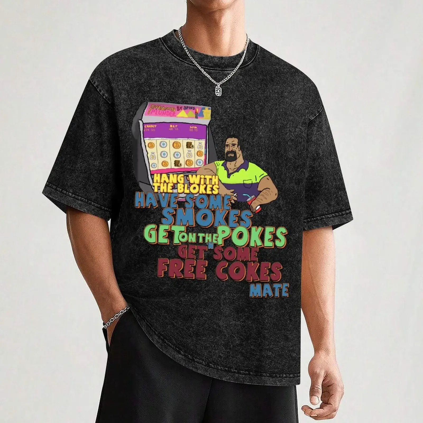 تي شيرت مايك نولان بوكيس إن كوكيز تي شيرت جرافيك تي شيرت جمالي ملابس أزرق أرشيف رجالي تي شيرت