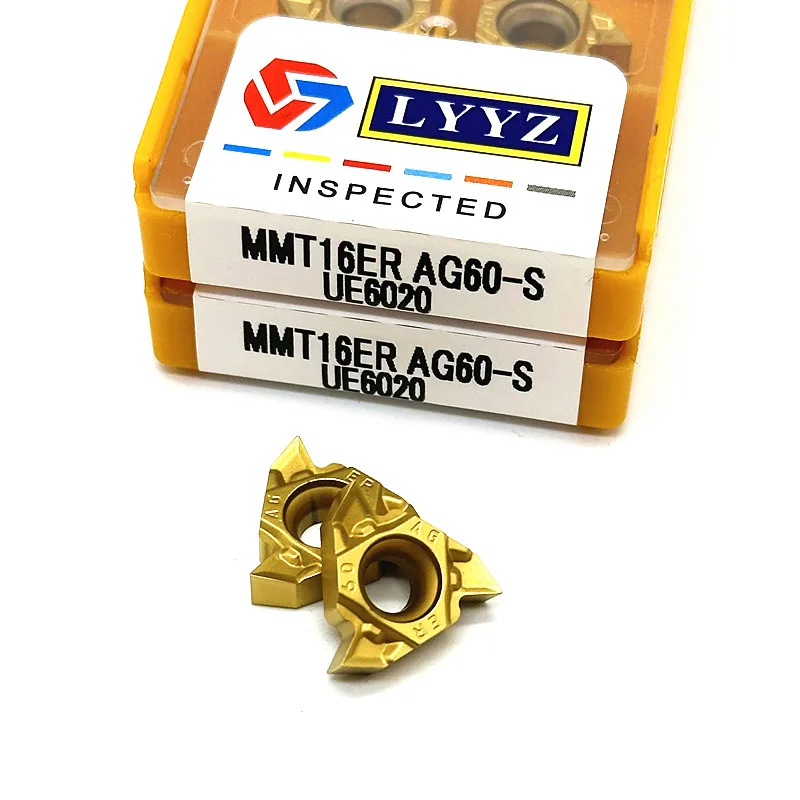 MMT16ER AG60 S MMT16IR AG60 S VP15TF UE6020 Pressed เครื่องมือคาร์ไบด์เครื่องมือโลหะเครื่องมือ16 ER AG60 UE6020ตัดเครื่องมือ