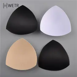 Triangle Women Bikini Chest Pad Inserts Sponge Foam Bra Pads Chest Cup Breast