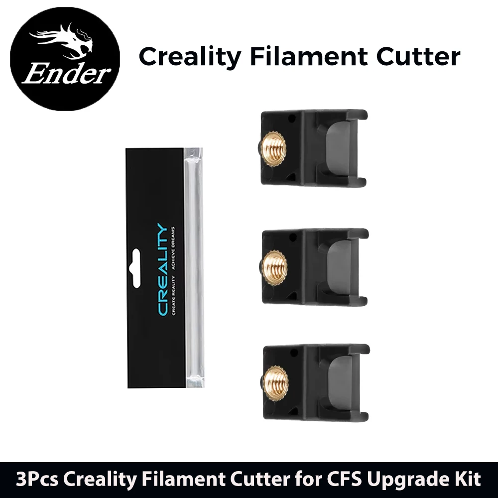 

Резак для нити Creality, 3 шт., быстрое отключение для серии K1, комплект для обновления многоцветной печати, резак для комплекта обновления CFS
