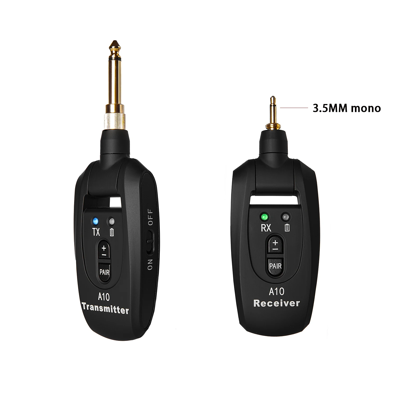 

Беспроводная гитарная система, 2,4 ГГц, 2 режима, встроенная литиевая аккумуляторная батарея для акустической гитары, бас-скрипки, клавиатуры
