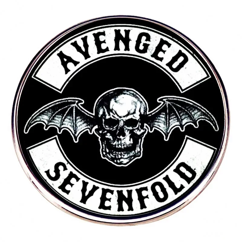 Avenged Sevenfold Rock Band Metal Enamel Pins Popular Music Lapel Brooch Hoodie Backpack Hat Badge Decorative Given Fans Gifts