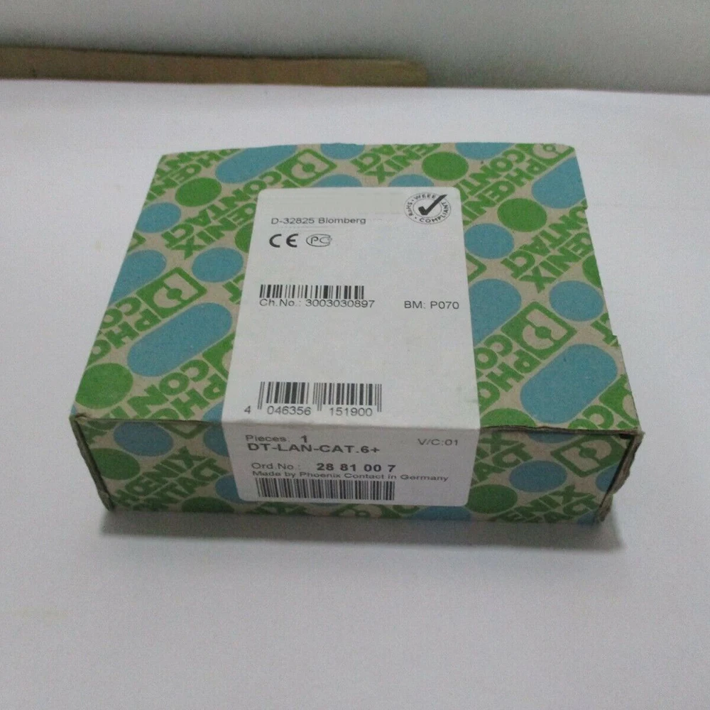 2881007 DT-LAN-CAT.6+ Attachment Plug For Phoenix DIN Rail Mounting For Phoenix Surge Protection For Information Technology