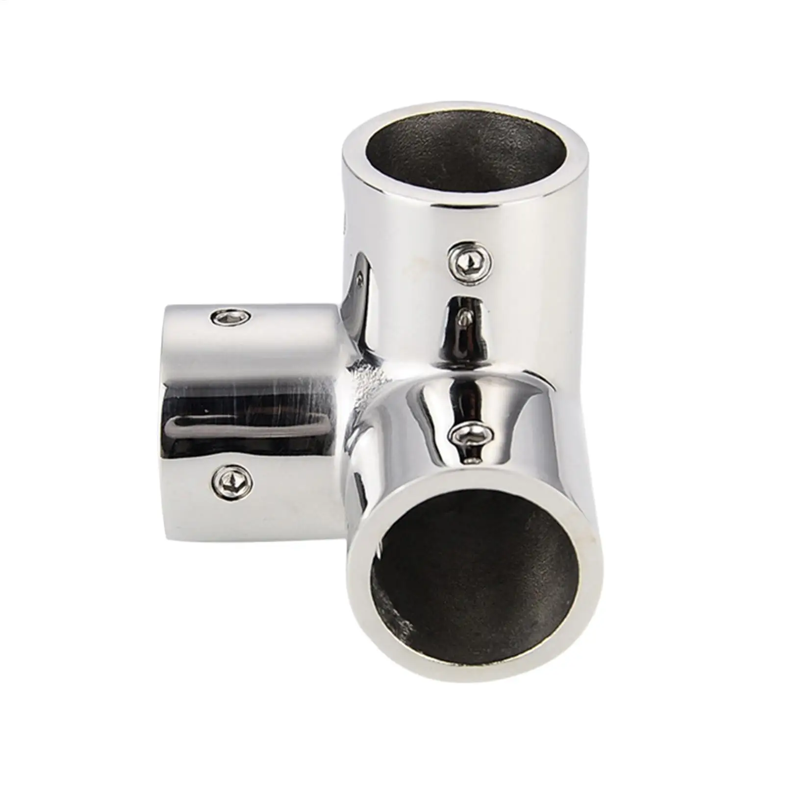 اليد السكك الحديدية تركيب موصل 3 طريقة الفولاذ المقاوم للصدأ لوازم بحرية درابزين شوكة المحملة المقبس ل السفينة الدرابزين يخت الأنابيب حوض #3