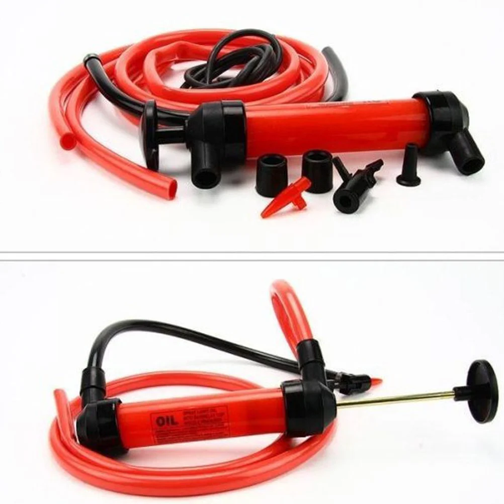 

Manual Siphon Pump For Oil Water Transfer Hand Operated Fuel Sucker Portable Oil Pump For Lawn Mower Brush Cutter