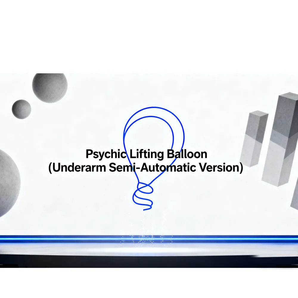 Psychic Lifting Balloon (Underarm Semi-Automatic Version) Close Up Magic Tricks Stage Magia Illusion Gimmick Profession