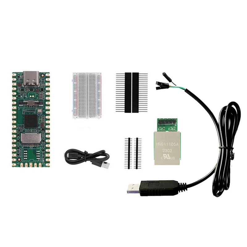 RISC-V Milk-V Duo Development Board Kit+RJ45 Port+STC Downloader CV1800B Support Linux For Iot Enthusiasts DIY Gamers Durable