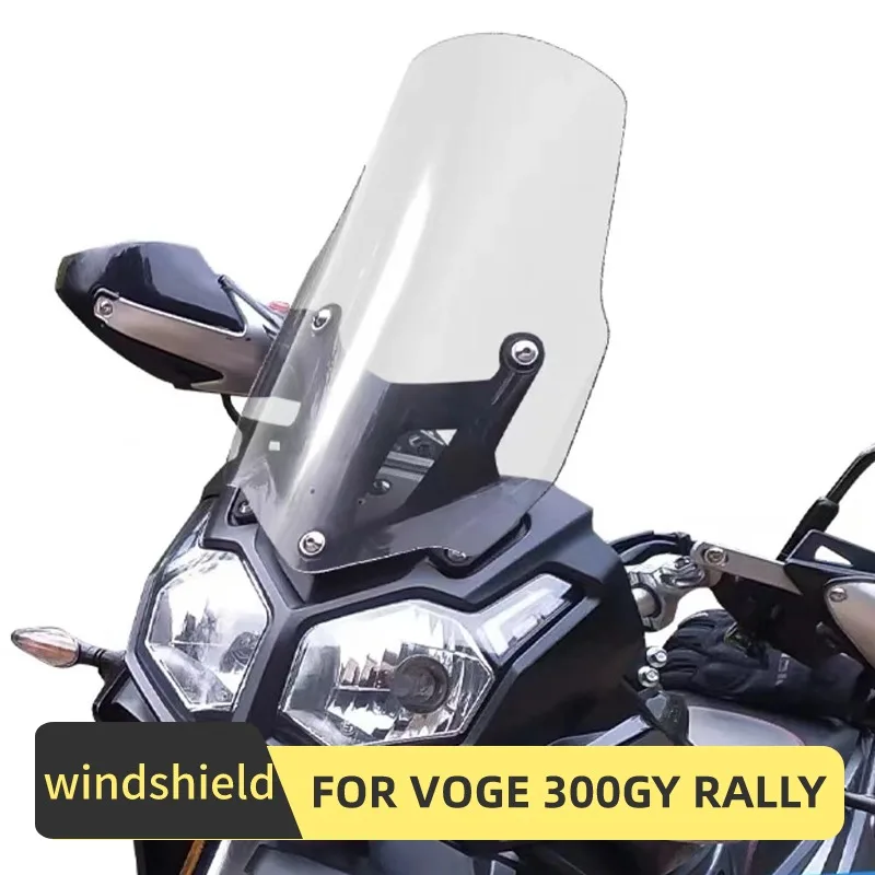 

FOR VOGE 300GY RALLY Modified windshield Heightened windshield Scooter Windscreen Wind Deflectors 300GY RALLY