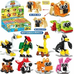 Creative Expert Mini Cute Animal Model Building Block Penguin Bricks Model Educational Assembly Toys Birthday Gift for Kids