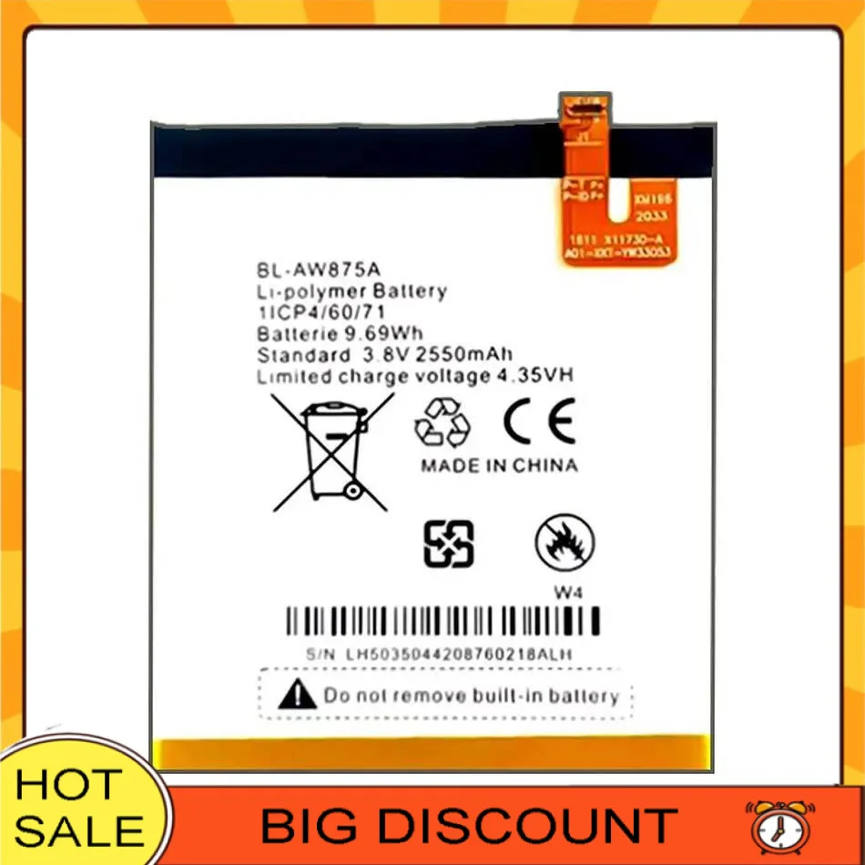 

Mobile Phone Battery Reliable Power For Tecno BL-AW875 Nan