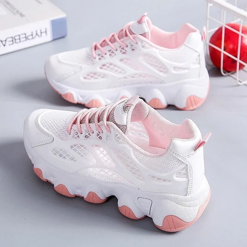 Breathable Mesh Chunky Sneaker – Platform Sneakers Chunky recenzja i cena