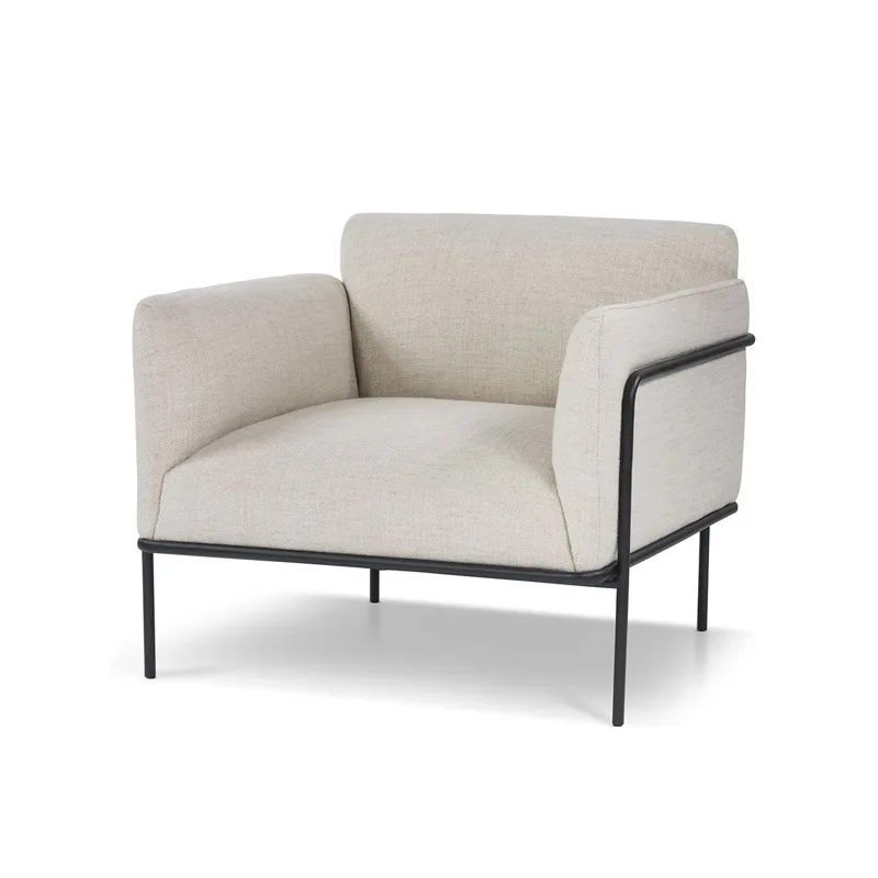 Nordic creative living room sofa chair, modern shopping mall cafe villa leisure bed and breakfast office single chair 6