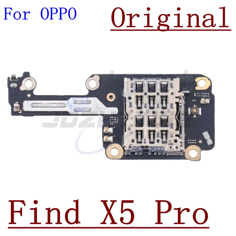 Original USB Charging Port Board Dock Plug Connector+SIM Card Holder Socket Flex Cable For OPPO Find X2 X5 Pro Lite