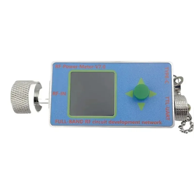 

100K-10G N- RF Meter V7 TYPE-C USB Data Power TTL Serial Communication Software FOR Ham Radio Amplifier
