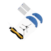 Side Brush HEPA filter Mop cloth for Dibea D900 D960 robot Vacuum Cleaner Parts Accessories