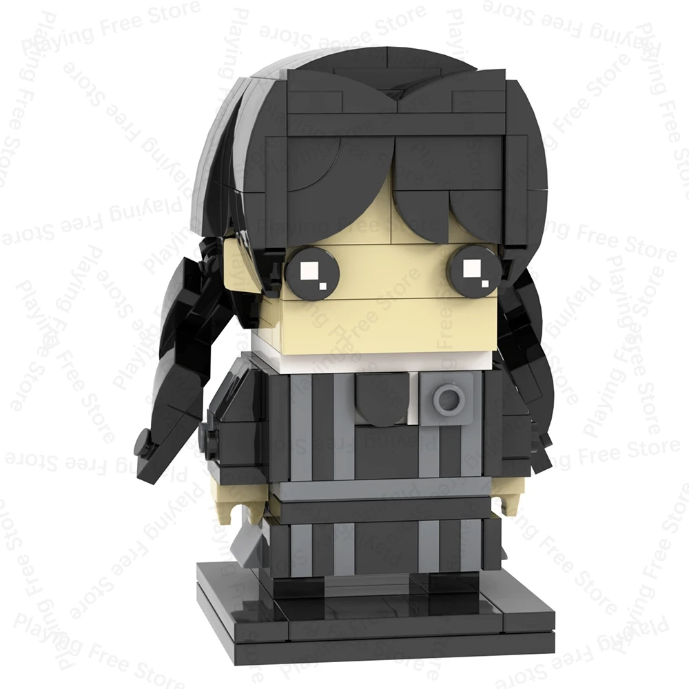 MOC شخصيات الفيلم السحري Brickheadz الخيال الطوب الأربعاء دوروثي متوافق ألعاب مكعبات البناء للأطفال الكبار هدية DIY بها بنفسك #5