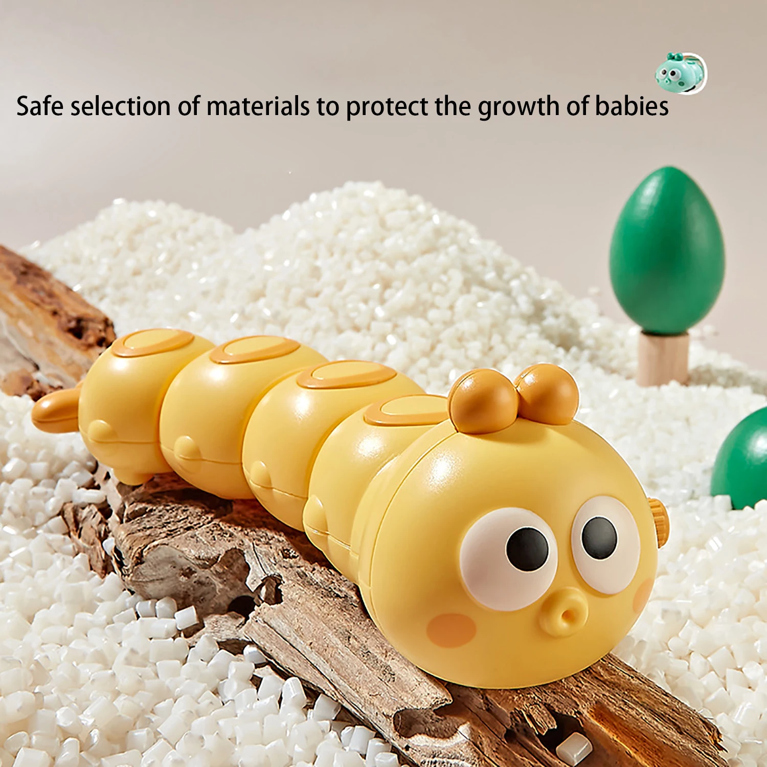 Children's Clockwork Toy Cute Cartoon Caterpillar Learning Crawling Toy