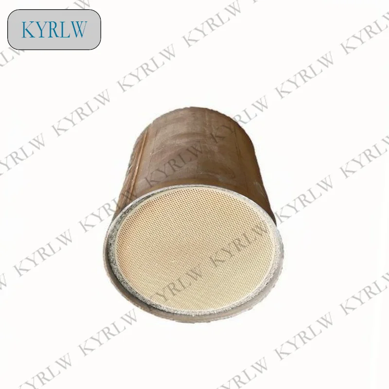 Exhaust System Three Way Catalyst Euro 4  114*130mm Ceramic  Honeycomb  Catalytic Converter with metal