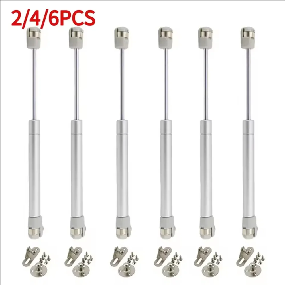 6 قطعة 80N/100N/120N مفصلات الأثاث البقاء لينة إغلاق مفتوحة 2 قطعة الأثاث الهيدروليكي باب رفع دعم صامت لخزانة المطبخ #2