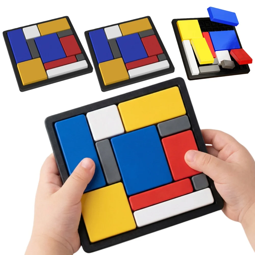 Quebra-cabeças de treinamento de pensamento lógico para crianças, brinquedos montessori, jogos de tabuleiro, brinquedos educativos interativos para pais e filhos, jogos de festa