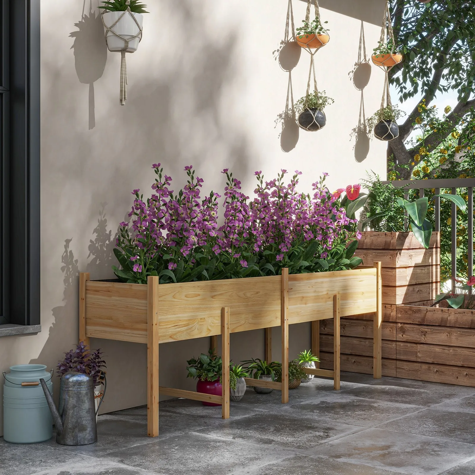Wooden Planter Box …