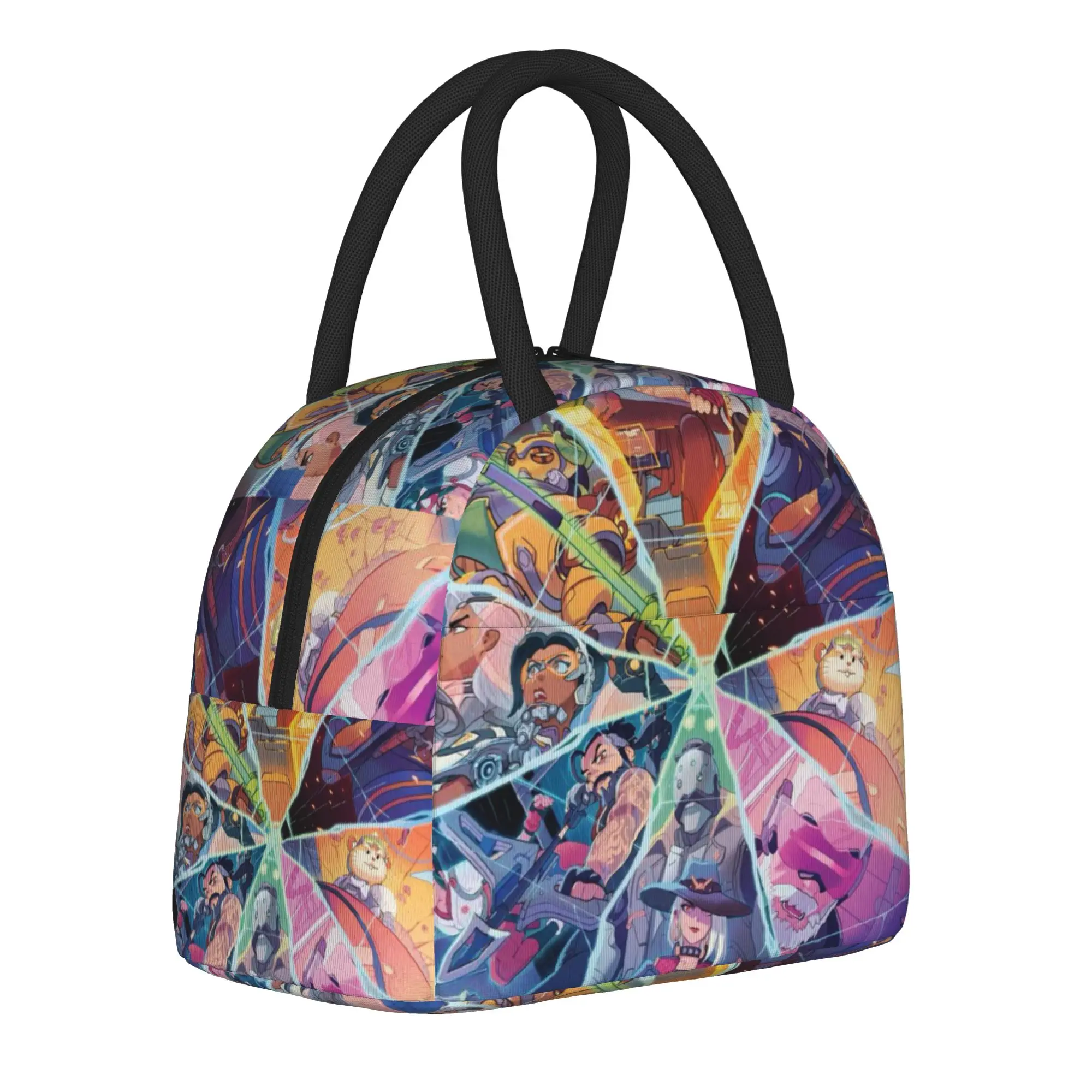 Overwatch Video Game Thermal Insulated Lunch Bags for Work  Portable Food Bag Container Men Women Thermal Cooler Lunch Boxes