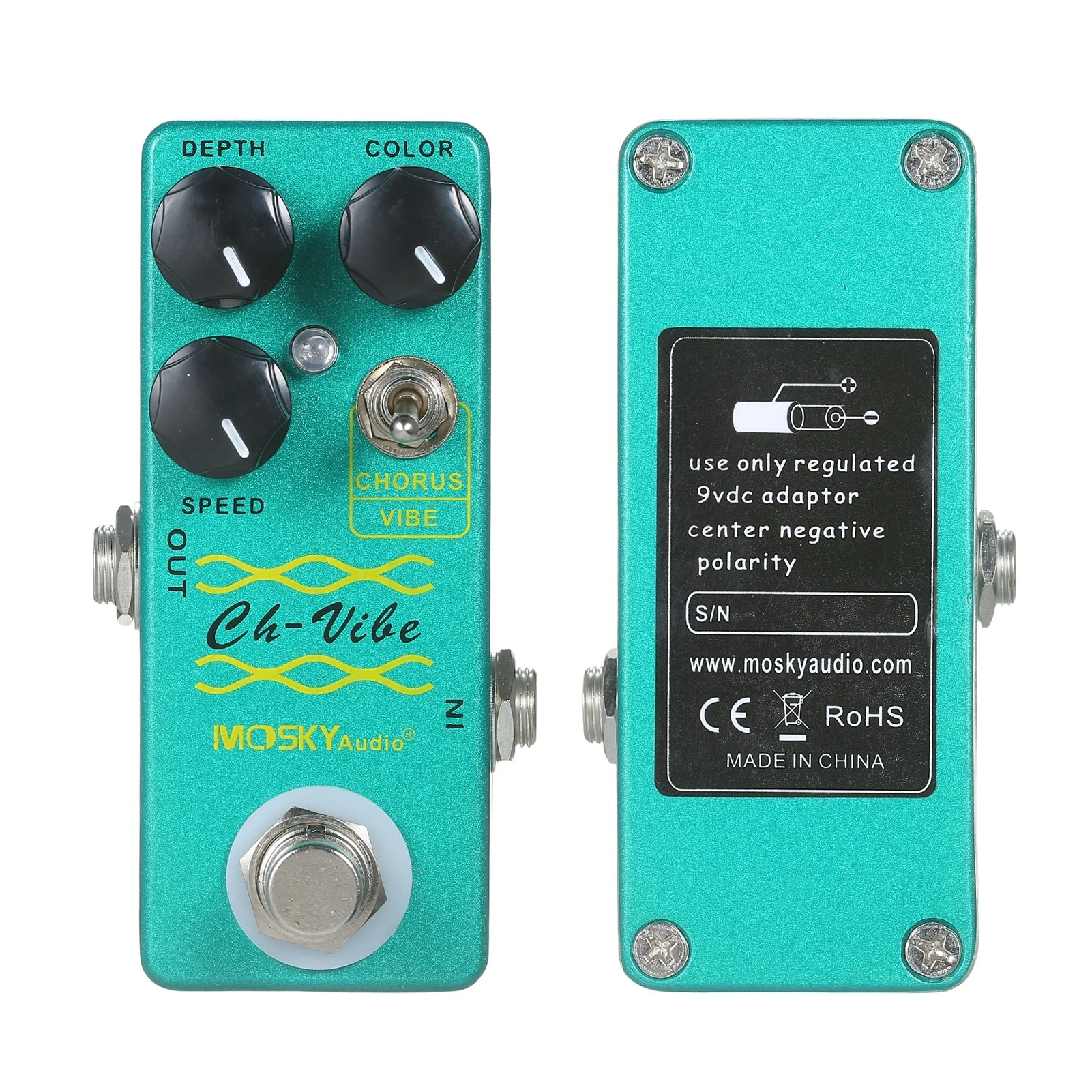 

Chorus Vibe Effect Pedal Guitar Effects Pedal Single Mini Effect Pedal Musical Instrument Guitar Parts & Accessories