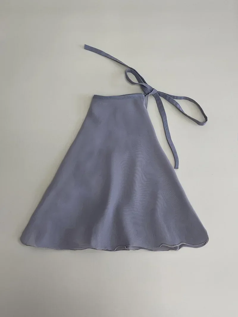 Mulheres ballet pequeno avental tutu meninas de alta qualidade chiffon cor sólida prática collant saia adulto elegância ballet dança vestido