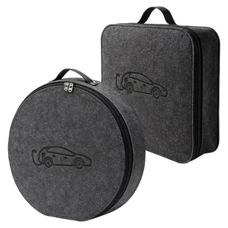 New Energy Vehicle Charging Gun Storage Bag Portable EV Charger Cable Bag Waterproof Auto EV Charging Jumper Storage Bag