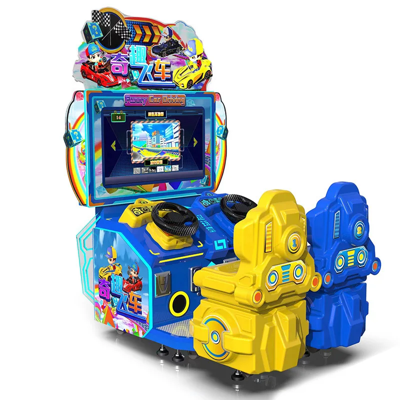 High Quality Double People Racing Simulator Arcade Game Machine Car Racing Arcade Machine Car Racing Simulator Toy