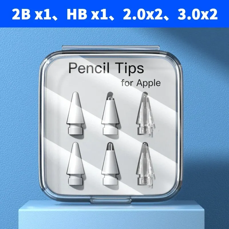 Voor Apple Potlood Penpunt Etui Voor Apple Potlood Tip 2B HB 3.0 Zacht Hard Voor Apple Potlood 1e 2e Generatie Accessoires