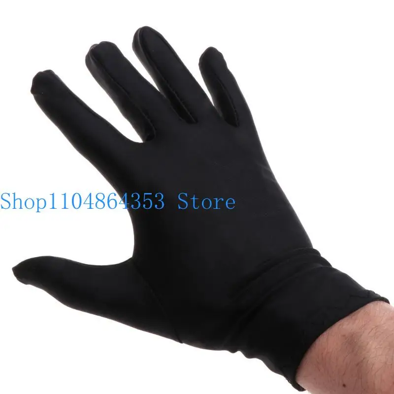 

652F Black Cotton Gloves Jewelry Gloves for Men Women Dry Hand Art Crafts Handling Work Gloves Coin Jewelry Inspection Gloves