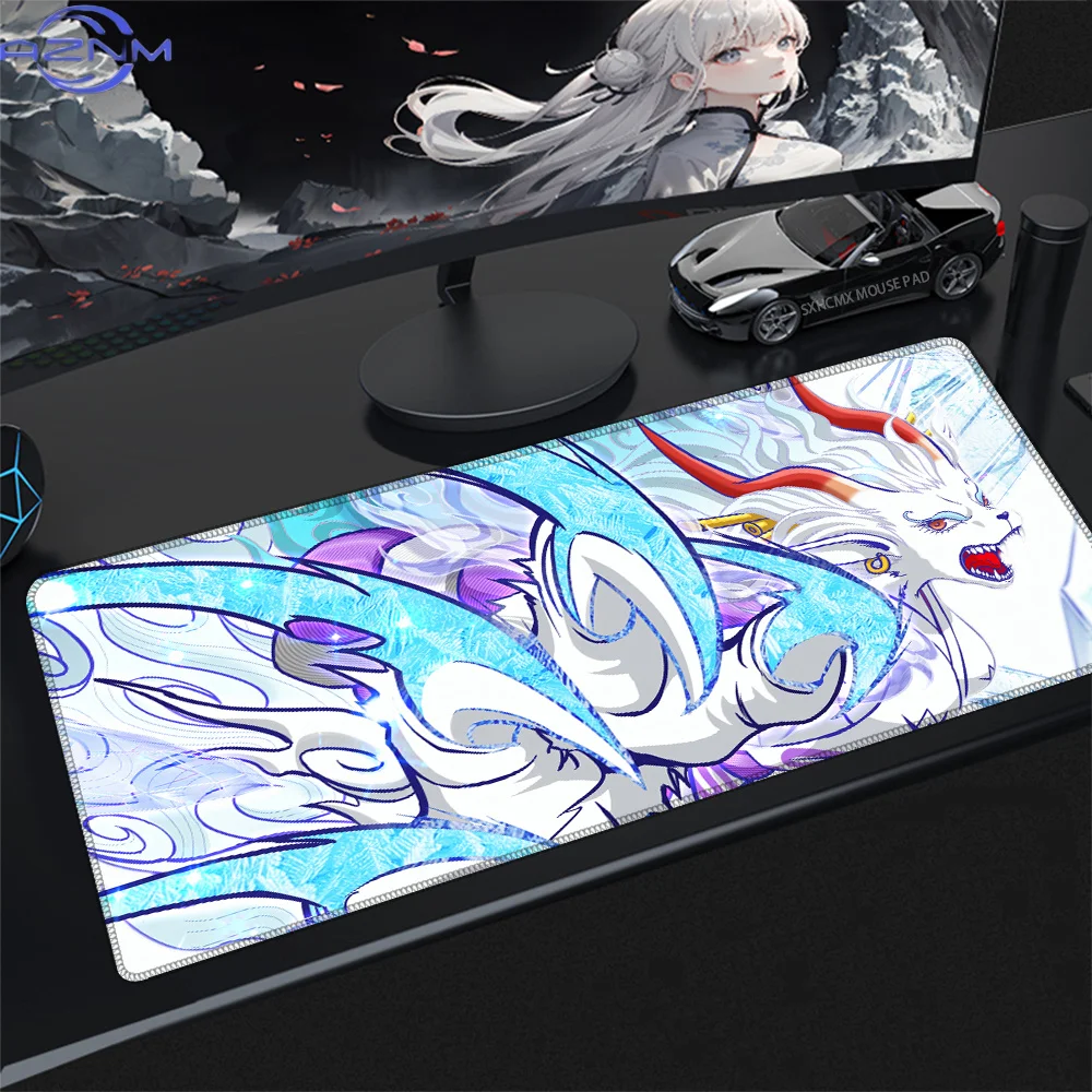 Anime One Piece Yamato  Kawaii Girl Extended Mousepad Big Size Keyboard Desk Pad HD Print Anti-Fray Edge for Office Gaming
