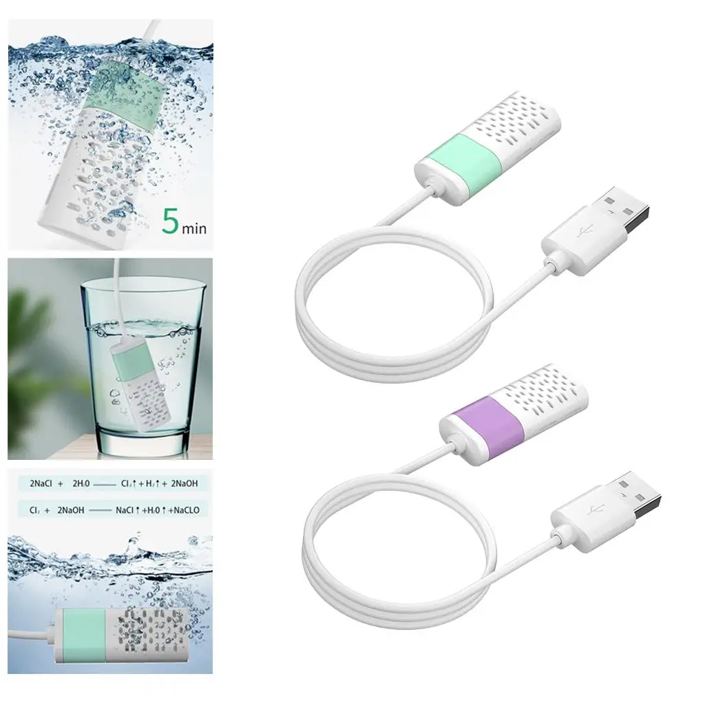 2 Stuks Hypochlorous Water Generator Usb Desinfectie Wasmiddel Maker