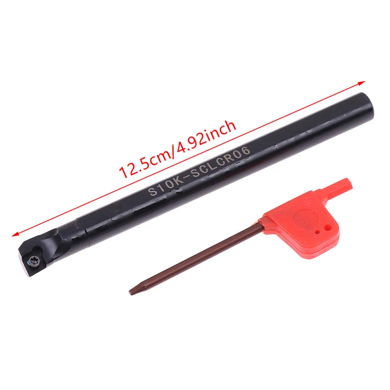 8/10mm SCLCR06 Turning Tool Lathe Boring Bar Insert Holder Boring Bar Lathe Cutter Turning Rod Carbide