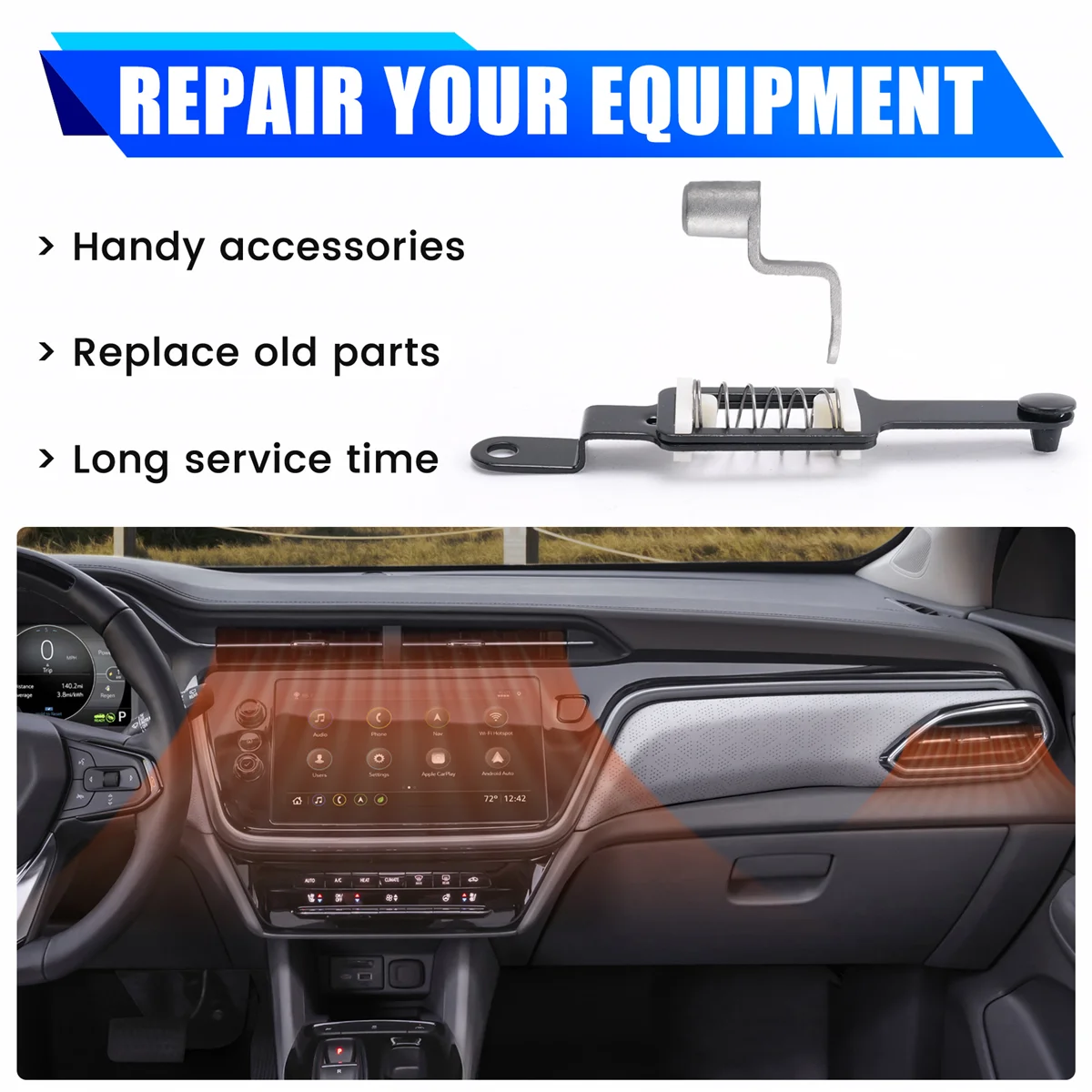 

HVAC Mode Evaporator Heat Link Lever For GM 52487131 New Arrivals M 52487131