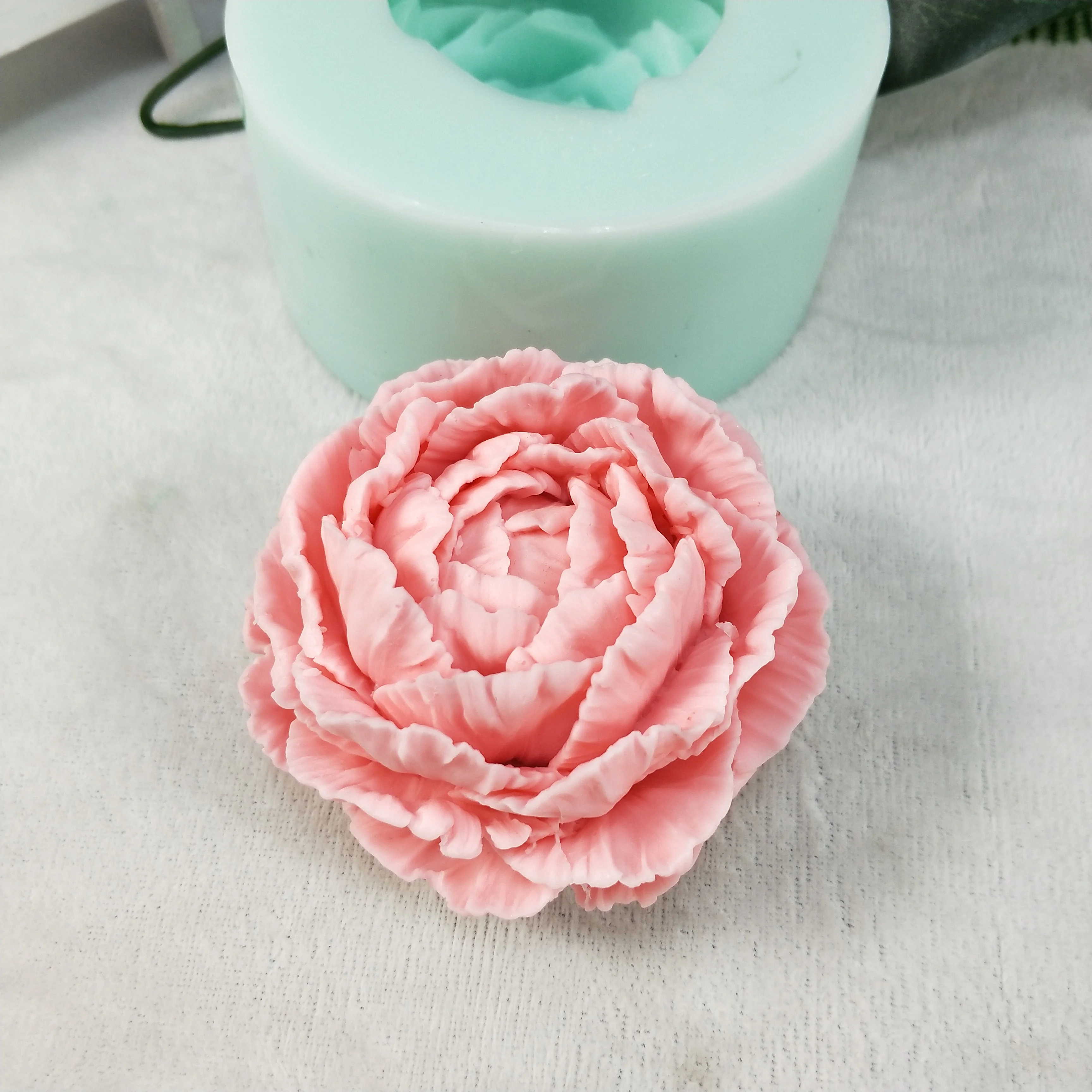 

HC0209 PRZY Peony Flowers Soap Molds Mold Silicone Peony Flower Molds Bouquet Making Clay Resin Gypsum Chocolate Candle Candy