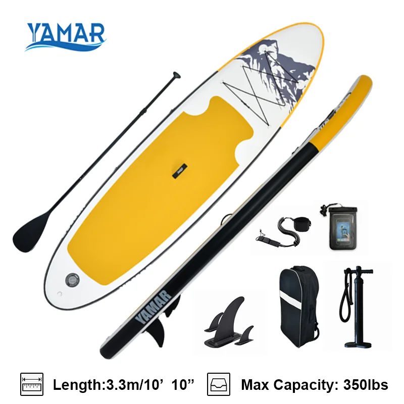 

YAMAR MARINE 3.3m 11ft Sup Surfboard Inflatable Paddle Board Stand Up Paddle Board Stand Up Board Stand Up Board flotation Board