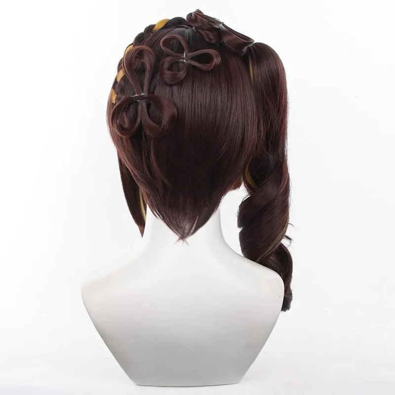 原神 神里綾華 コスプレウィッグ 取り外し可能なアクセサリー タイガークリップ ポニーテール用