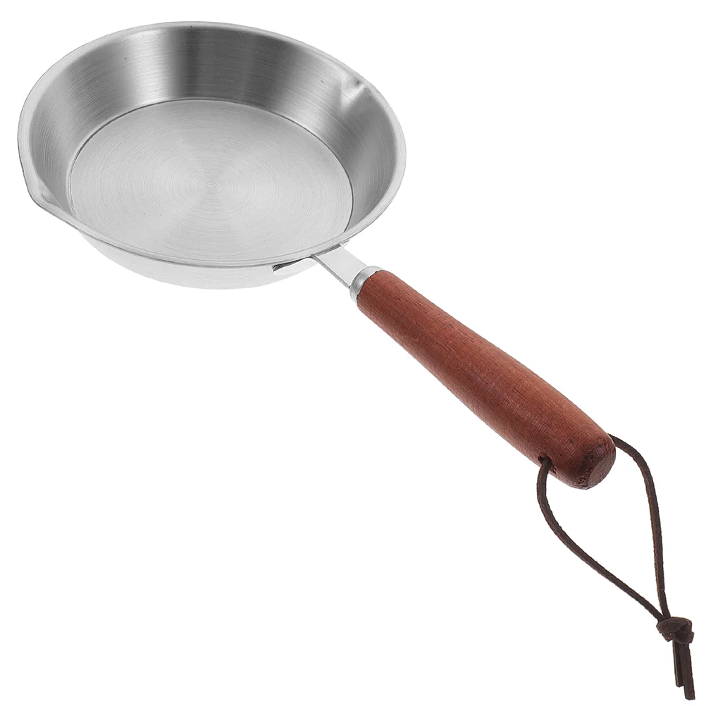 

Stainless Steel Mini Pot Egg Frying Pan Nonstick Kitchen Breakfast Flat Omelet Pans