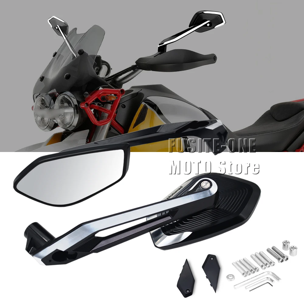 

For V85tt V100 Mandello V7 Stone V85 V8S TT Adventure Motorcycle Accessories Side Rear View Mirror