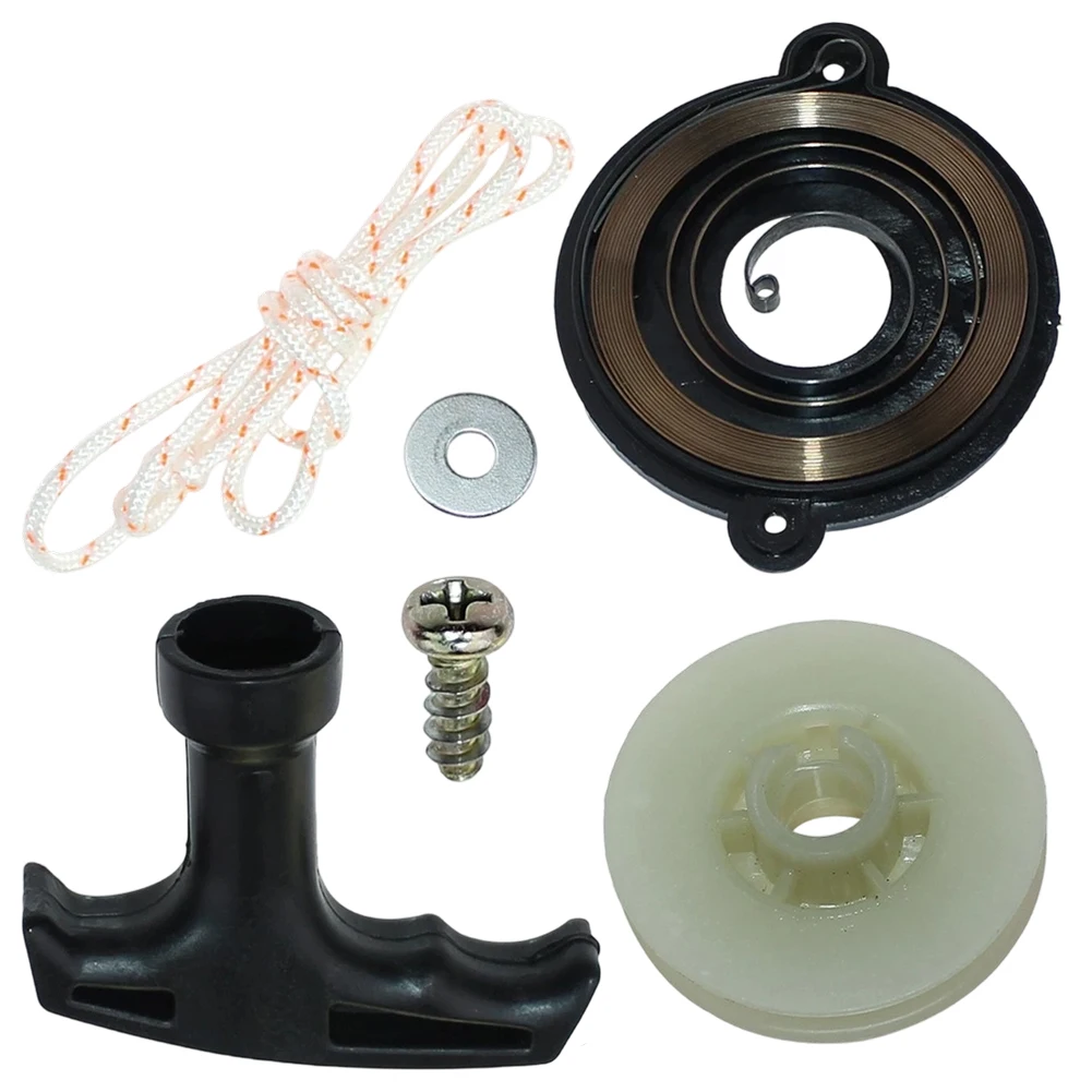 

For Chainsaw Repair Recoil Starter Replacement Spring Recoil Starter Spring Kit Power Tool Part As Shown Lightweight Design