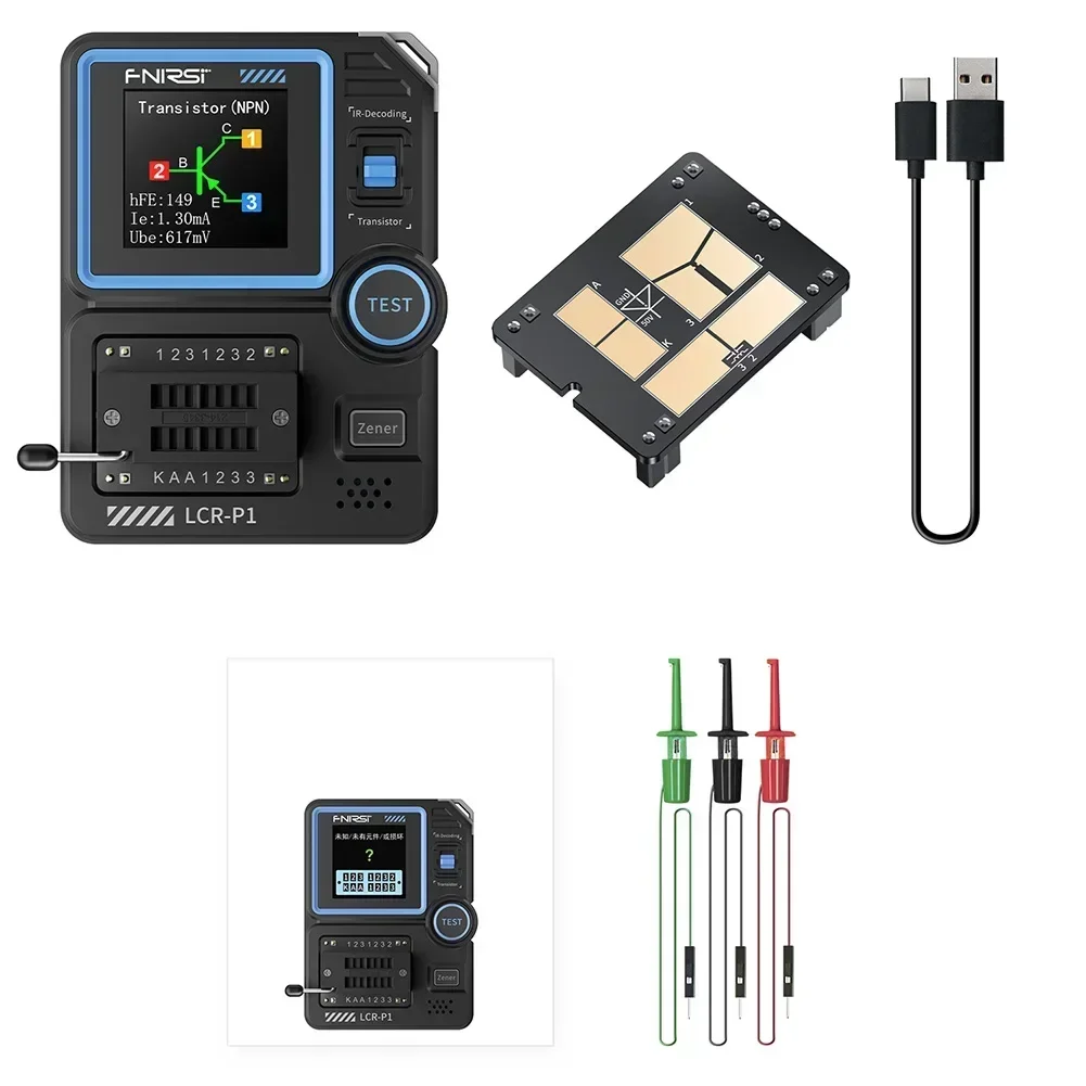 

Transistor Resistance Capacitor Measurement Easy Component Identification Zener Diode Testing Capability Predicted Power Supply