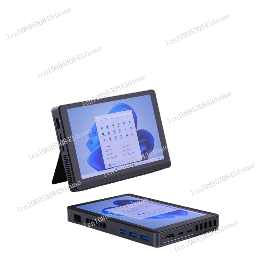 

Spollan N100 Small Host 7-inch Screen 12th Generation N200 Mini Host Mini Handheld Desktop Computer Office