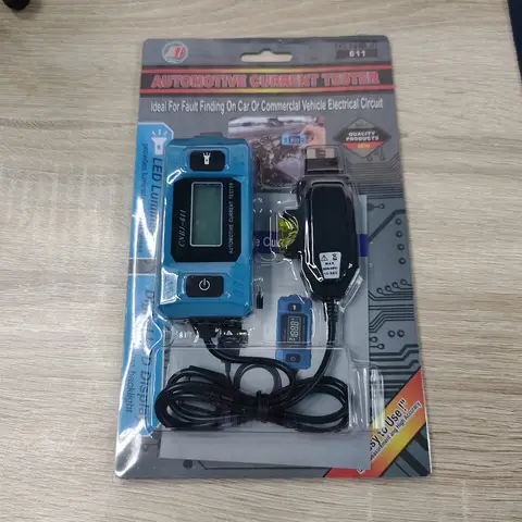 Automotive Accessories 12V Range 0.01~19.99A Car Circuit Tester Current Test Fuse Diagnostic Tool Repair Detector Galvanometer