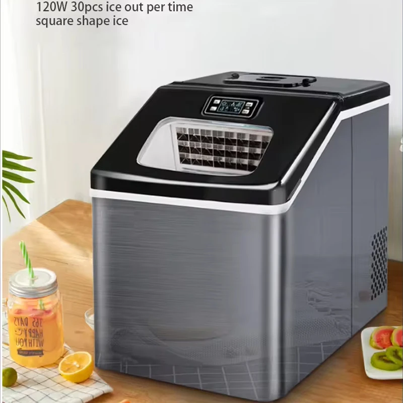 25kg / 24h Cubes Ice Maker Machine Portable Ice Maker Automatic Liquid Freezer