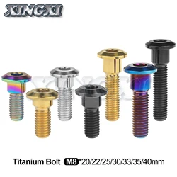 Xingxi Titanium Bolts M8X20 22 25 30 33 35 40mm Motorcycle Fixed Screws  Brake Disc Bolts For Motorcycle Car Fastener