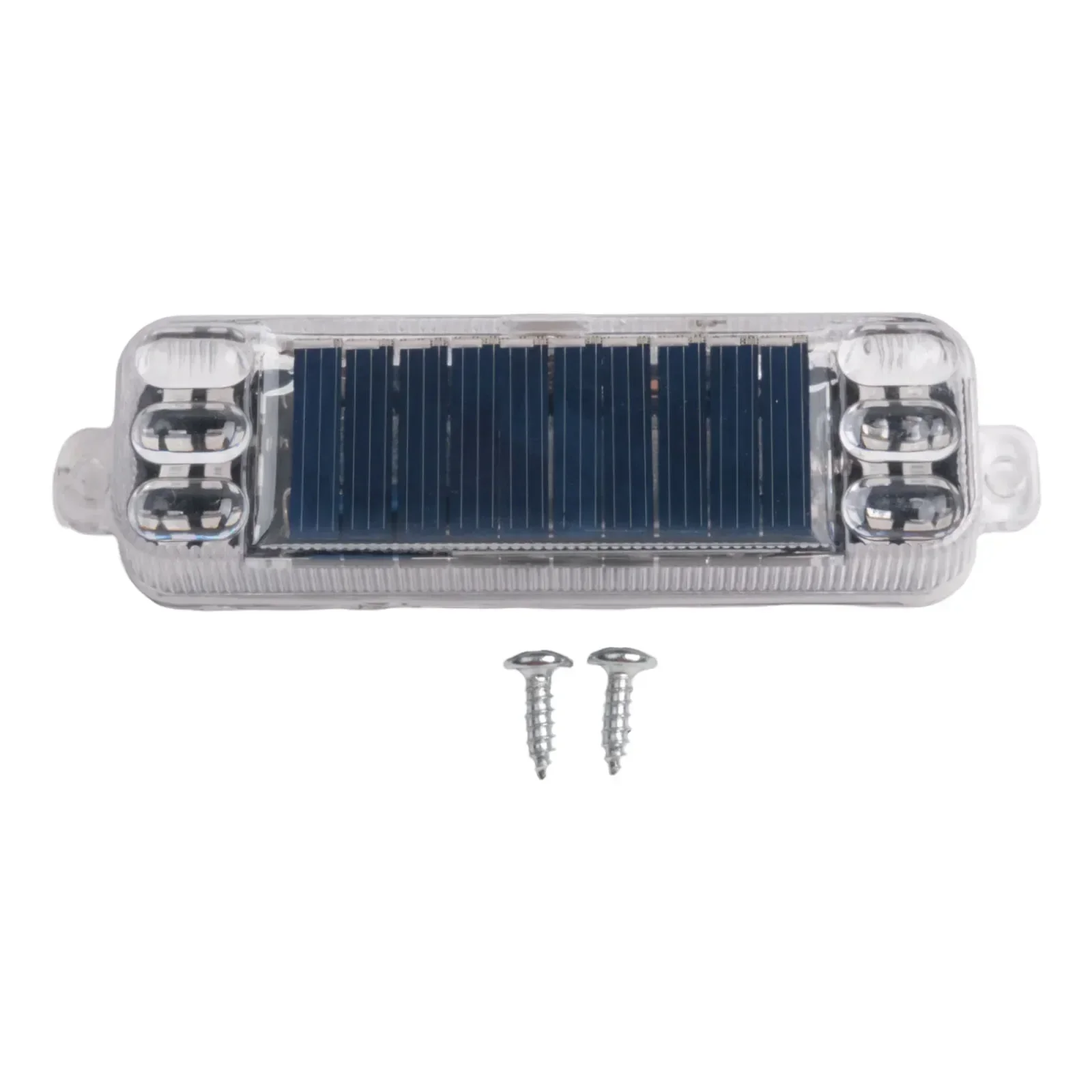 

Automatic Solar Powered Beacon Strobe Light 9.3cm 3.66inch X 2.5cm 0.98inch LED Tail Light Easy Installation High Brightness