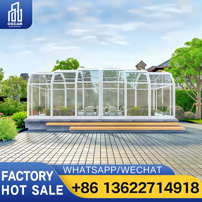 

Multifunctional Aluminum Sunroom for Garden Patio Customized by Factory in China