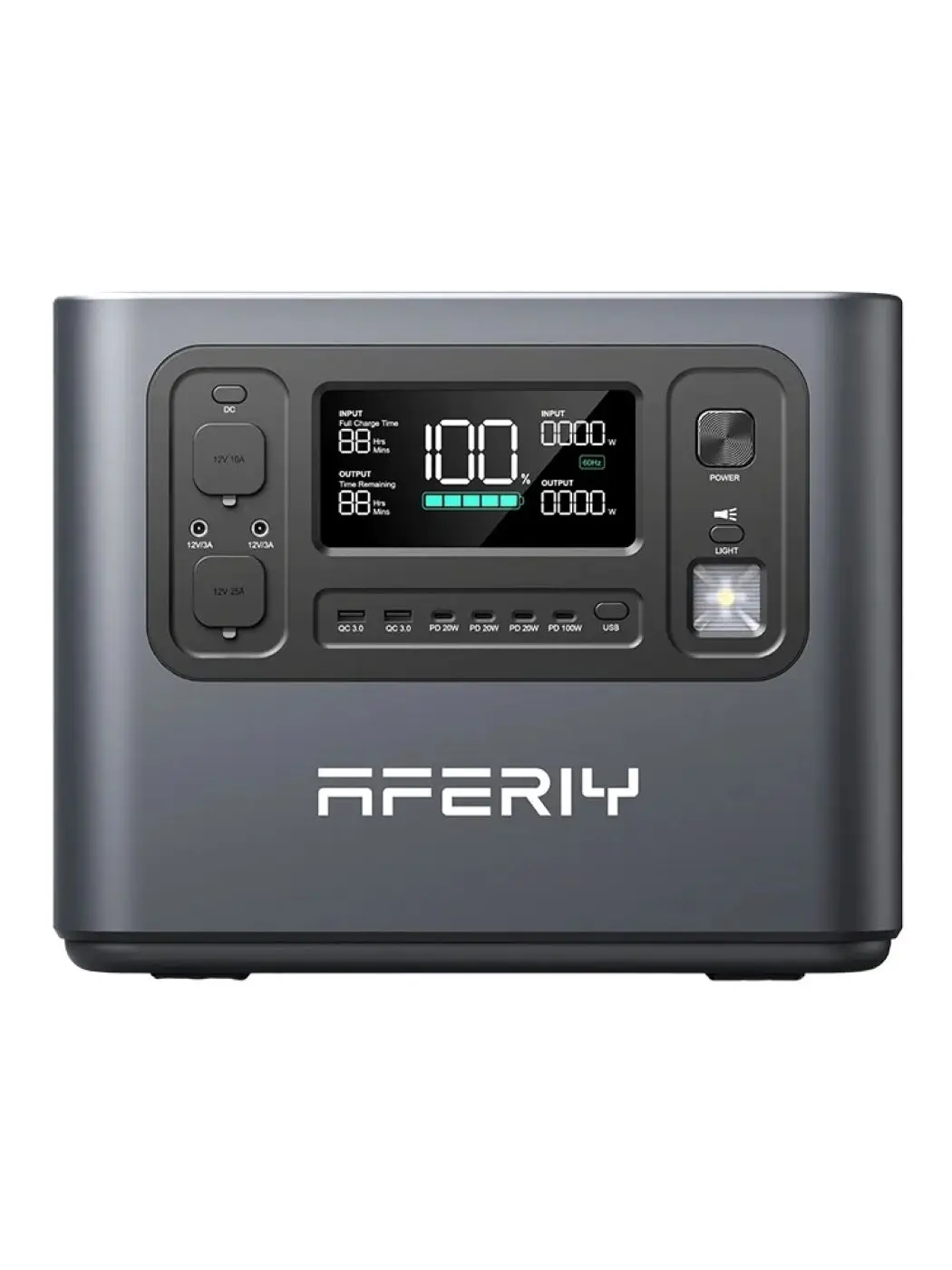 AFERLY AF-P210 2400W 2048WH Tragbare Powerstation für Outdoor-Camping und mobile Stromversorgung im Haushalt